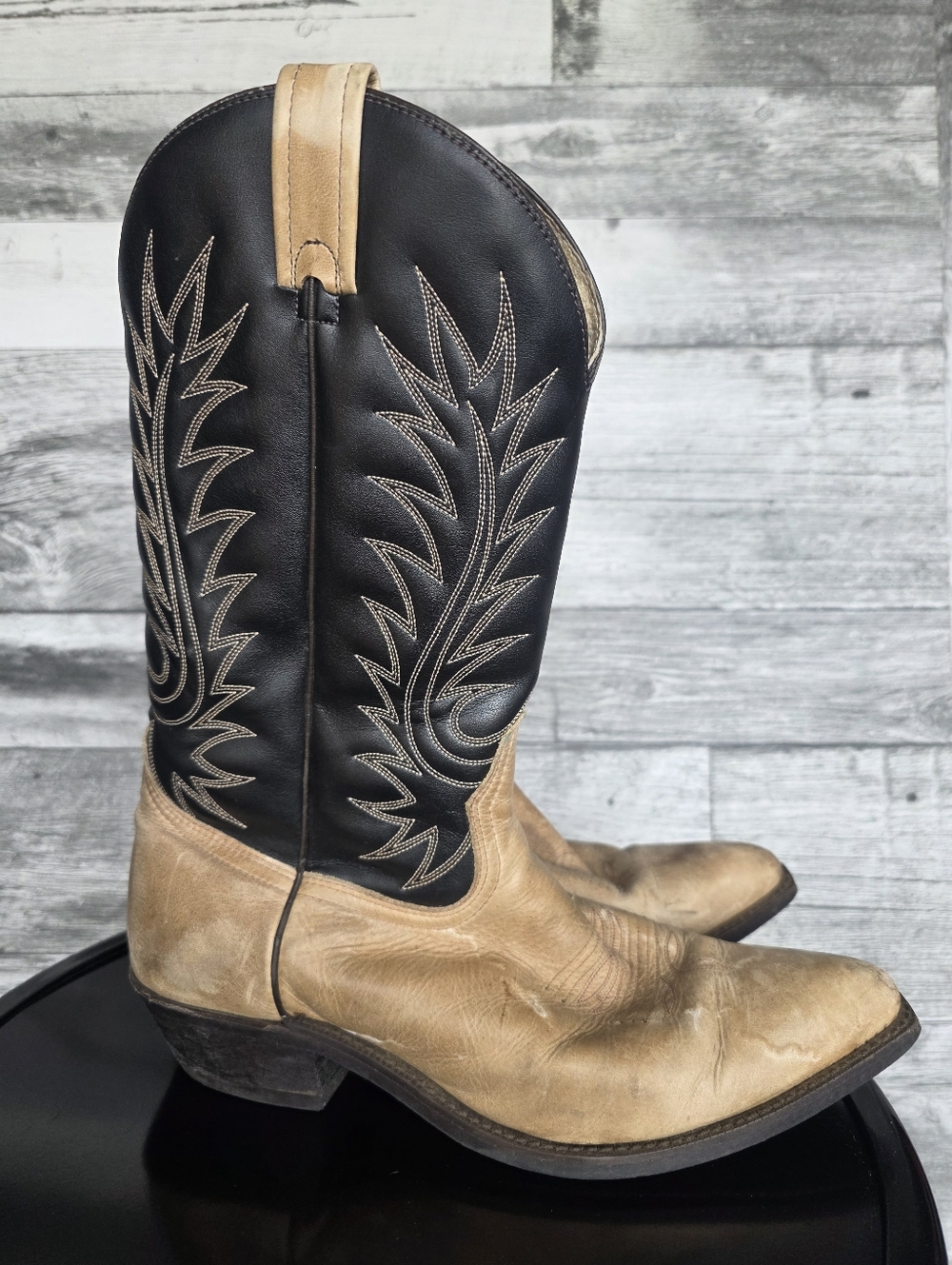 Bullrider Western Pointed Toe Cowboy Boots Leather Size 11